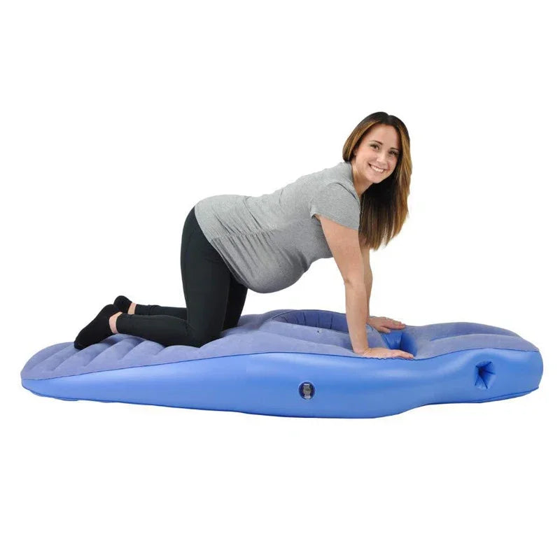 Inflatable Pregnancy Pillow and Yoga Mat for Maternity Comfort and Support